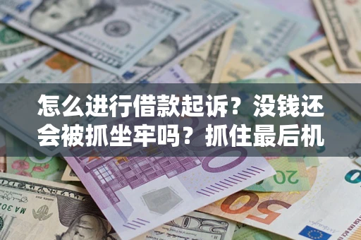 北京怎么进行借款起诉？没钱还会被抓坐牢吗？抓住最后机会！