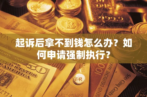 北京起诉后拿不到钱怎么办？如何申请强制执行？
