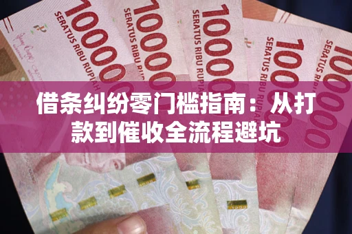 北京借条纠纷零门槛指南：从打款到催收全流程避坑