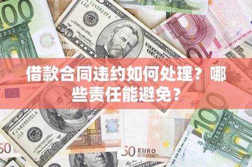 北京借款合同违约如何处理？哪些责任能避免？