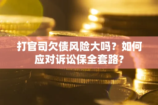 北京打官司欠债风险大吗？如何应对诉讼保全套路？