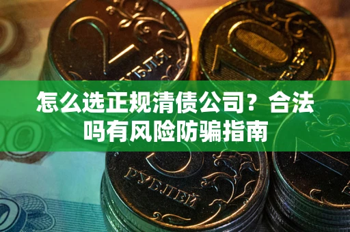 北京怎么选正规清债公司？合法吗有风险防骗指南
